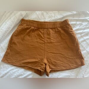 Universal Thread High Waist Brown/Orange Shorts